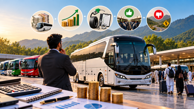 Bus Business in Pakistan: Startup Cost, Profit, Expenses, Pros and Cons